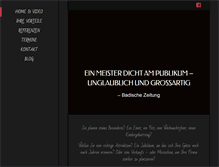 Tablet Screenshot of chrishill.de